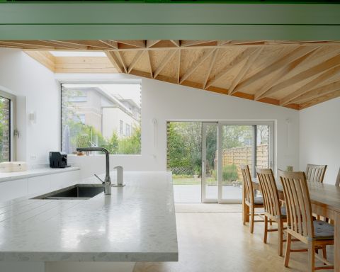 Monsieur Pascal Architectes, MPA, Photograph Jeroen Verrecht, Bruxelles, Maison, Extension, Ossature bois, Briques, Circularité