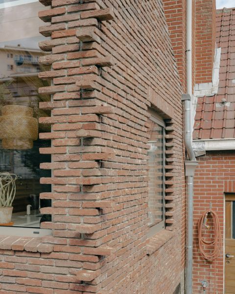 Monsieur Pascal Architectes, MPA, Photograph Jeroen Verrecht, Bruxelles, Maison, Extension, Ossature bois, Briques, Circularité