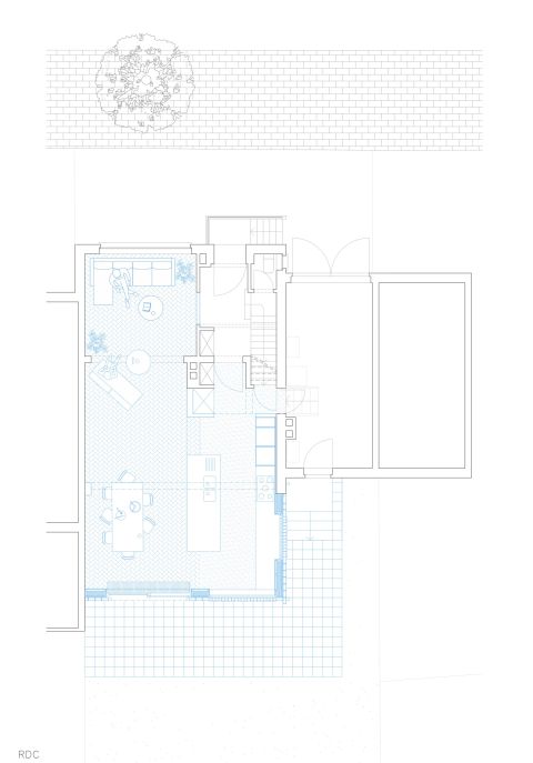 Monsieur Pascal Architectes, MPA, Bruxelles, Maison, Extension, Ossature bois, Briques, Circularité