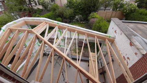 Monsieur Pascal Architectes, MPA, Bruxelles, Maison, Extension, Ossature bois, Briques, Circularité